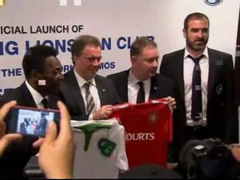 Pele and Eric Cantona's Asian promotional trip