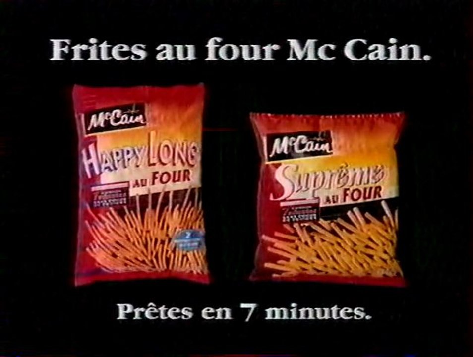 Publicité Frites Mc Cain 1994
