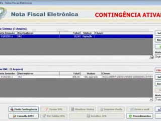 JRC: Envio em modo Contingência DPEC - SysFAT ~ LITE.