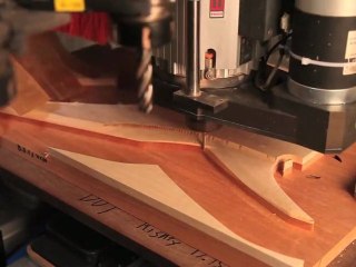 DBZ Guitars - Bird of Prey Time Lapse