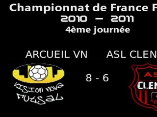Arcueil - Clénay Championnat de France Futsal 2010-2011