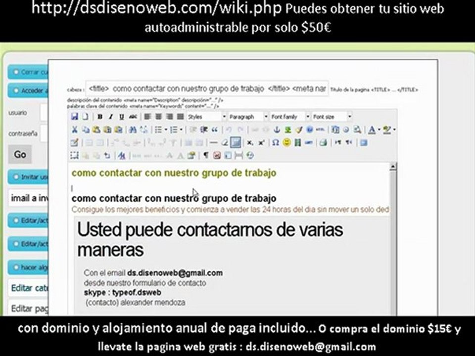 como hacer una pagina web .com crear una pagina