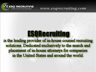 Reliable Attorney Recruiting Firm