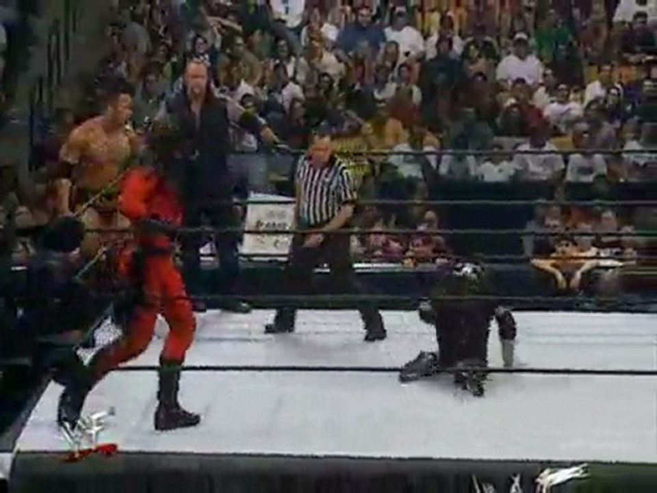 WWF KOTR 2000 McMahons, Triple H vs Taker, Kane, Rock Part 1