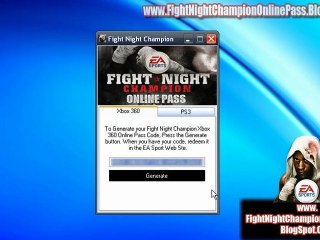 Fight Night Champion Online Pass Code Generator Leaked