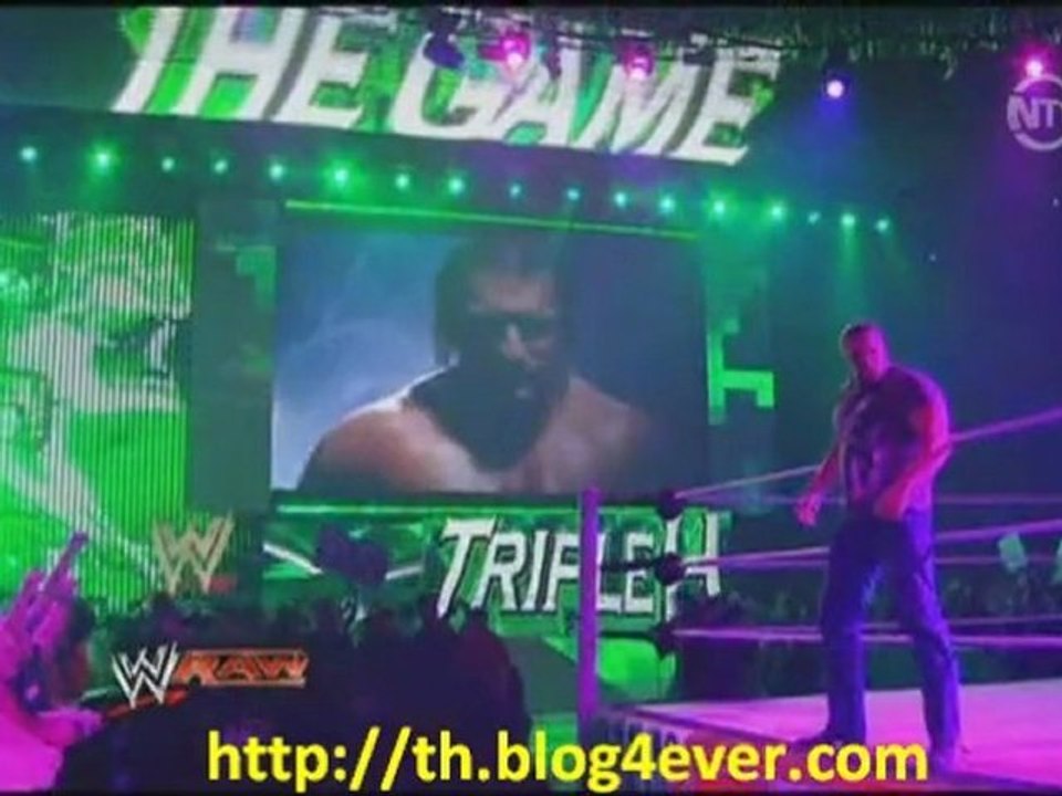 Catch attack Raw 4/03/11-Undertaker & HHH