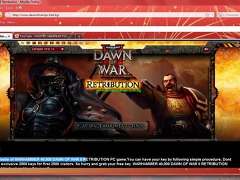 Warhammer 40.000 Dawn of War II Retribution Crack Keygen Ser