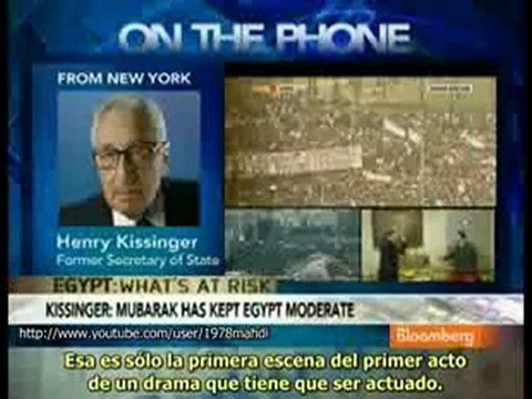 KiSSinger sobre las revoluciones islamicas 2011 EGIPTO