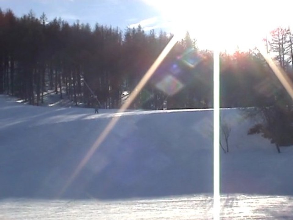 Valberg: belle descente puis...PATATRA...