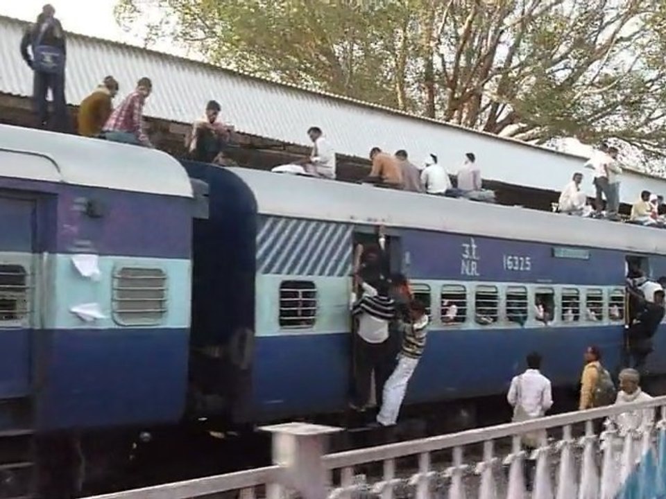Inde 2010 - Ajmer > Delhi - Train bondé