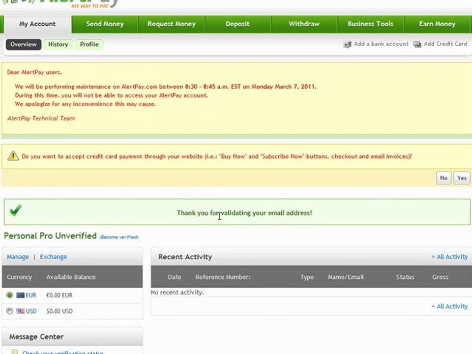 Wie erstelle ich ein Konto bei Alert Pay?