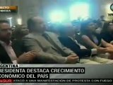 Cristina Fernández destaca crecimiento económico de Argent