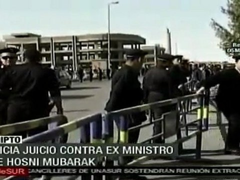 Inicia juicio contra ex ministro de Hosni Mubarak