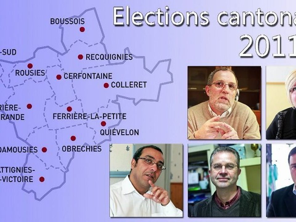Maubeuge-sud : Présentation des candidats aux cantonales