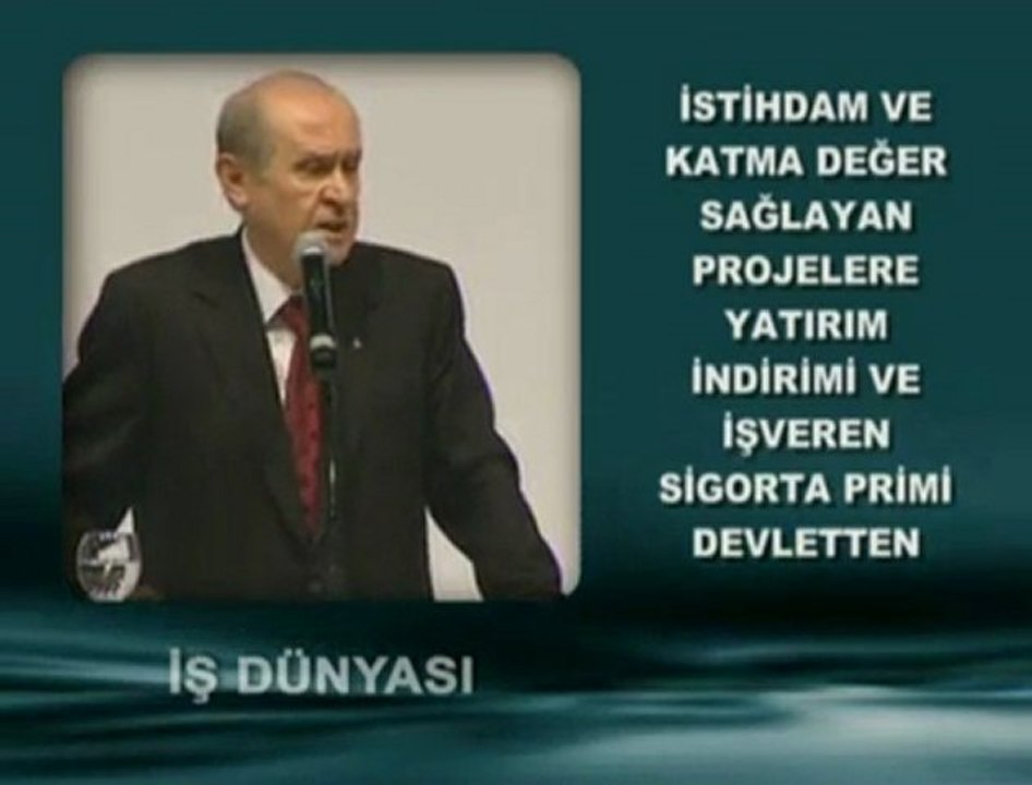 MHP 2011 Seçim Beyannamesi İş Dünyası