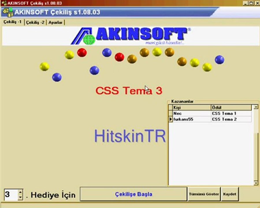 HitskinTR - Çekiliş Sonucu [CSS  Tema]