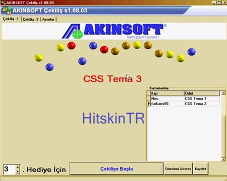 HitskinTR - Çekiliş Sonucu [CSS Tema]