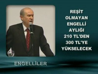 MHP 2011 Seçim Beyannamesi Engelliler