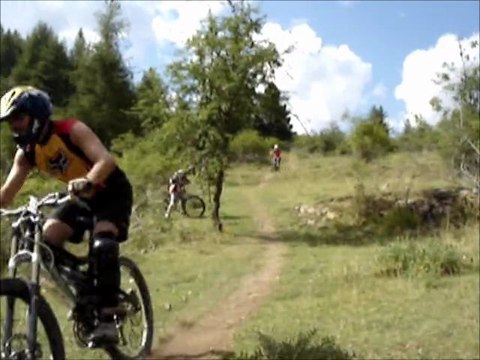 DESCENTE VTT ENTRE AMIS