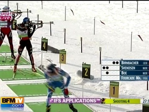 Mondiaux biathlon : M. Fourcade remporte l'or