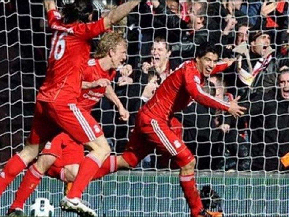 Liverpool 3-1 Man. United Kuyt hat-trick, Hernandez header