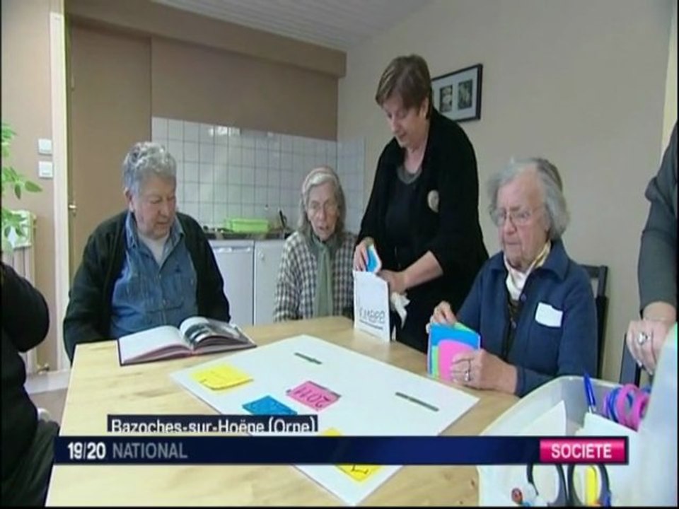 accueil de jour alzheimer una orne reportage FR3 19/20