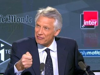 Villepin sur la situation en Libye