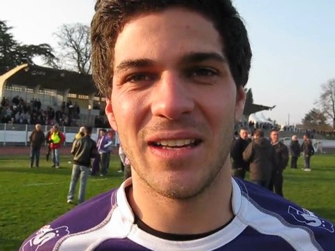 rugby - Réaction de Yohann Dernard après Mâcon - USB