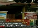 Gobierno boliviano atiende en refugios a 14 mil familias por