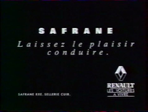 Publicité Safrane Renault 1992