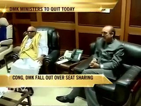 DMK ministers to submit their resignations to PM today