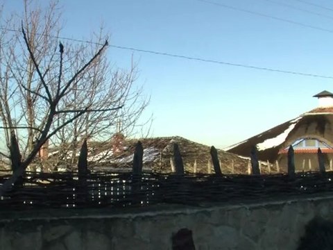 Arabic-Web-Toits de villas de luxe d'Europe en roseaux du Danube