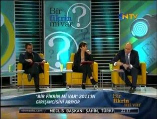 NTV'de Yayınlanan BirFİKRİNmiVAR? yarışmasında Erhan ULAŞAN
