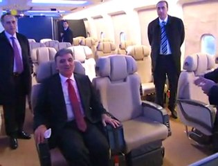 Cumhurbaşkanı Gül, THY Genel Müdürlüğü’nü ziyaret etti