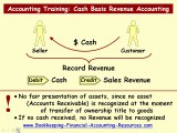 Accounting Training Cash Basis Revenue Accounting