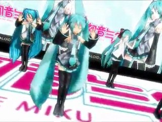 【MMD】 Yellow　ミク5モデルと公式絵