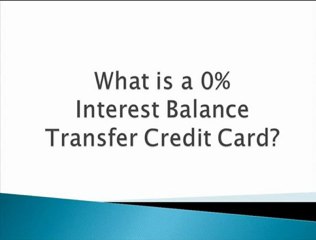 Understanding 0 Interest Balance Transfers