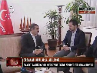 Menzil 'den Saadet Partisine Taziye Ziyareti