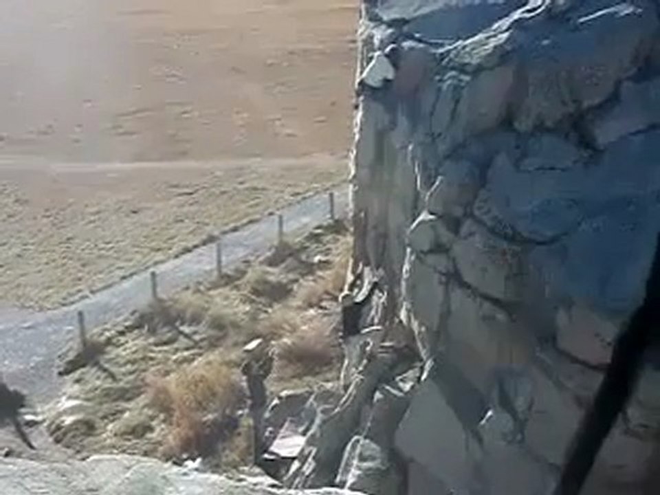 Chute pendant une escalade