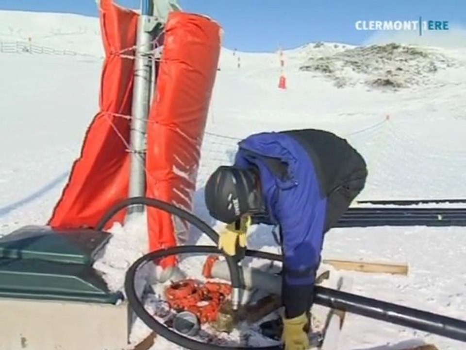 SuperBesse réorganise ses canons à neige (Puy-de-Dôme)