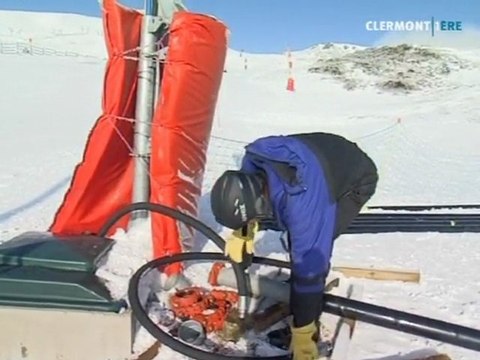 SuperBesse réorganise ses canons à neige (Puy-de-Dôme)