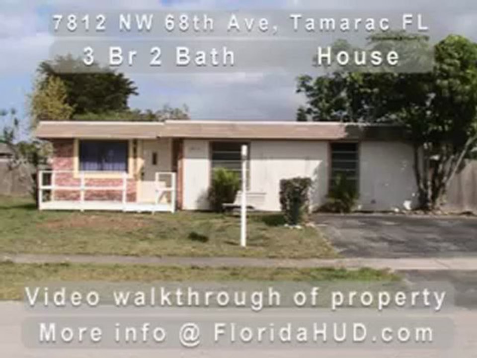 Video Walk Through of 7812 NW 68th Ave, Tamarac FL for ...