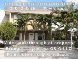 Video Walk Through of 904 SW 74th Ave, North Lauderdale ...