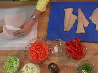 Steamed Haddock with Leeks, Carrots & Anise