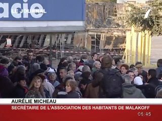 Incendie Malakoff: Les habitants solidaire (Nantes)