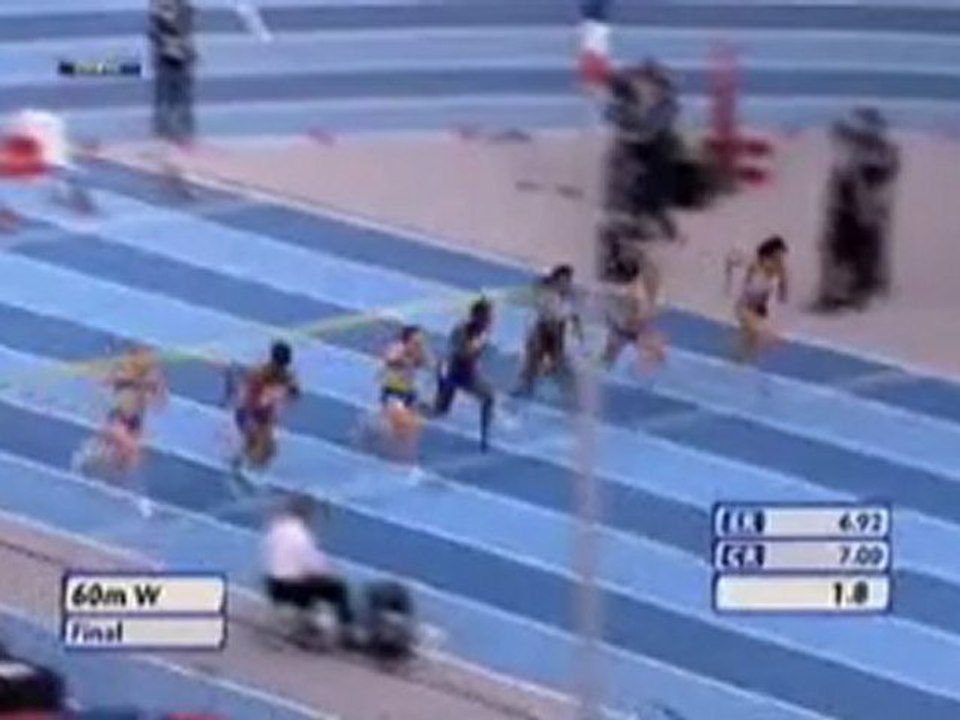 60m femmes finale Bercy 2011