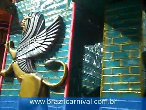 Raw Video Rio Backstage: Massive Carnival Floats Vila ...