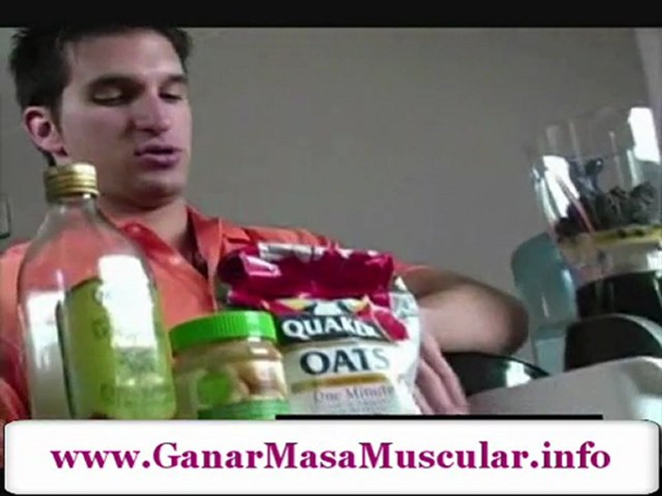 Batidos para subir de peso - Como ganar masa muscular