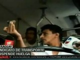 Transportistas paraguayos suspenden huelga