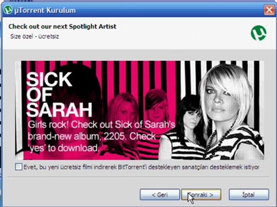 utorrent programini yukleme